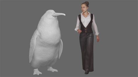 human sized penguin